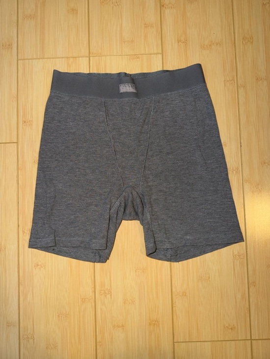 SKIMS Other - SKIMS Gray Ribbed Sleep Boxer Shorts